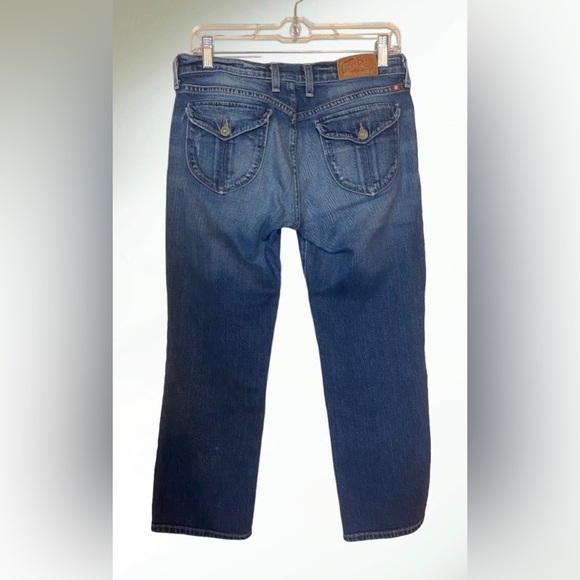 Lucky Brand Womens Jeans Cropped Flap Pocket Sweet Low Straight Leg Size 28/6 - Picture 4 of 6